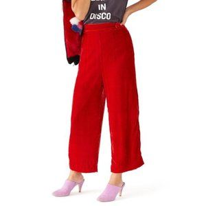 RARE HKM Raspberry Cordial Velvet Pants